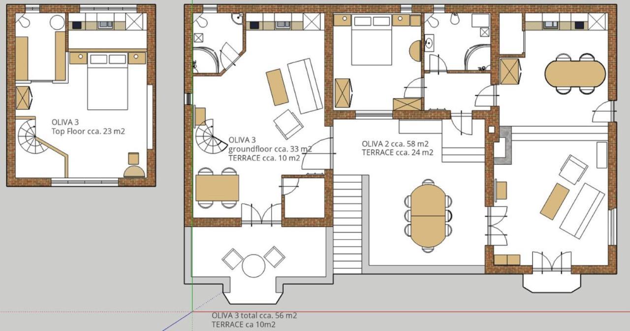 Villa Apartments Oliva Seget Vranjica Dış mekan fotoğraf